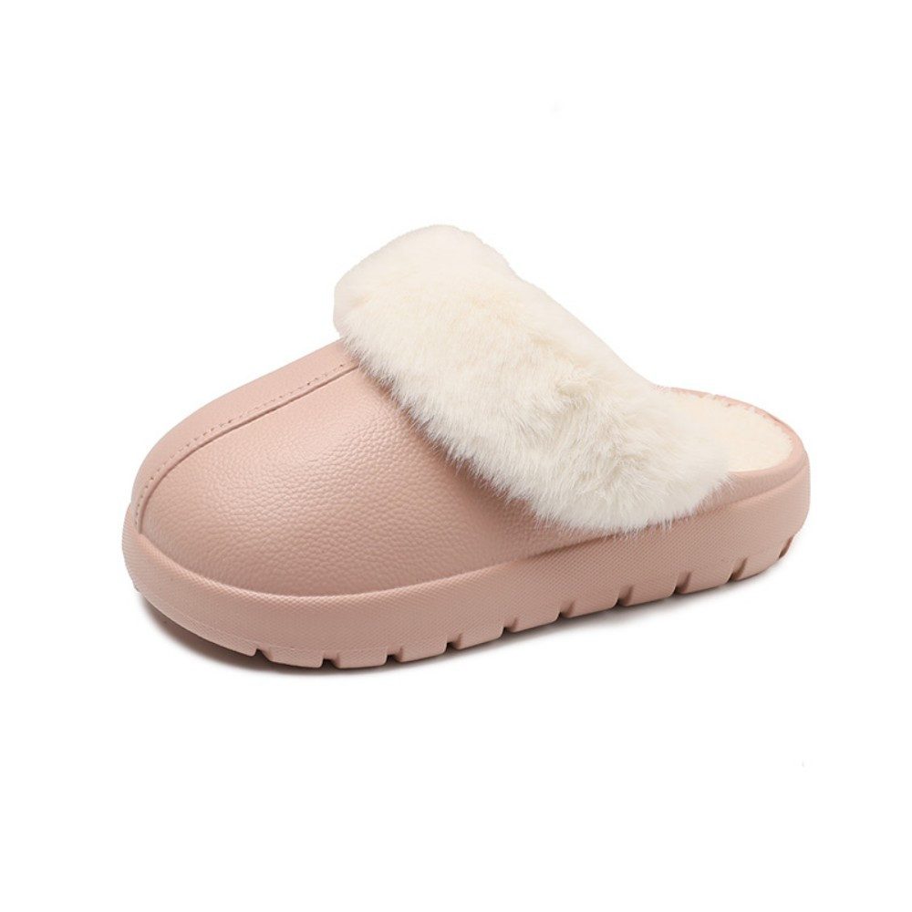 HUSK'SWARE Plüsch Hausschuhe (Wasserdichte Winter-Couples Slipper) Plüschgefüttert, Warm & Bequem, Innen & Außen