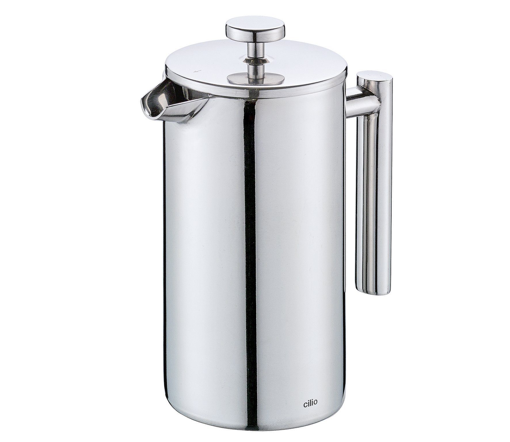 Cilio French Press Kanne Kaffeebereiter French Press Kaffeepresse Kaffeekocher 8 Tassen cilio