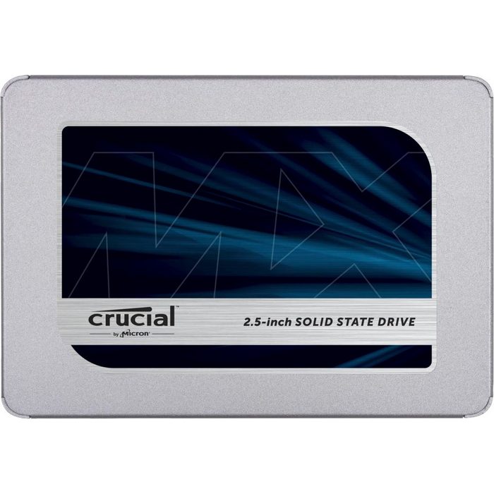 Crucial MX500 500GB SSD interne SSD (500 GB) 2 5" 560 MB/S Lesegeschwindigkeit 510 MB/S Schreibgeschwindigkeit 3D NAND SATA