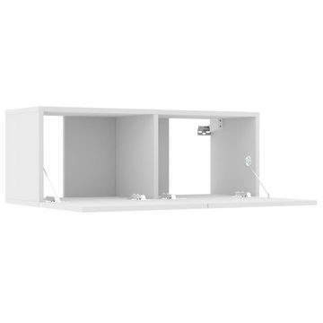 furnicato TV-Schrank 8-tlg. TV-Schrank-Set Weiß Holzwerkstoff