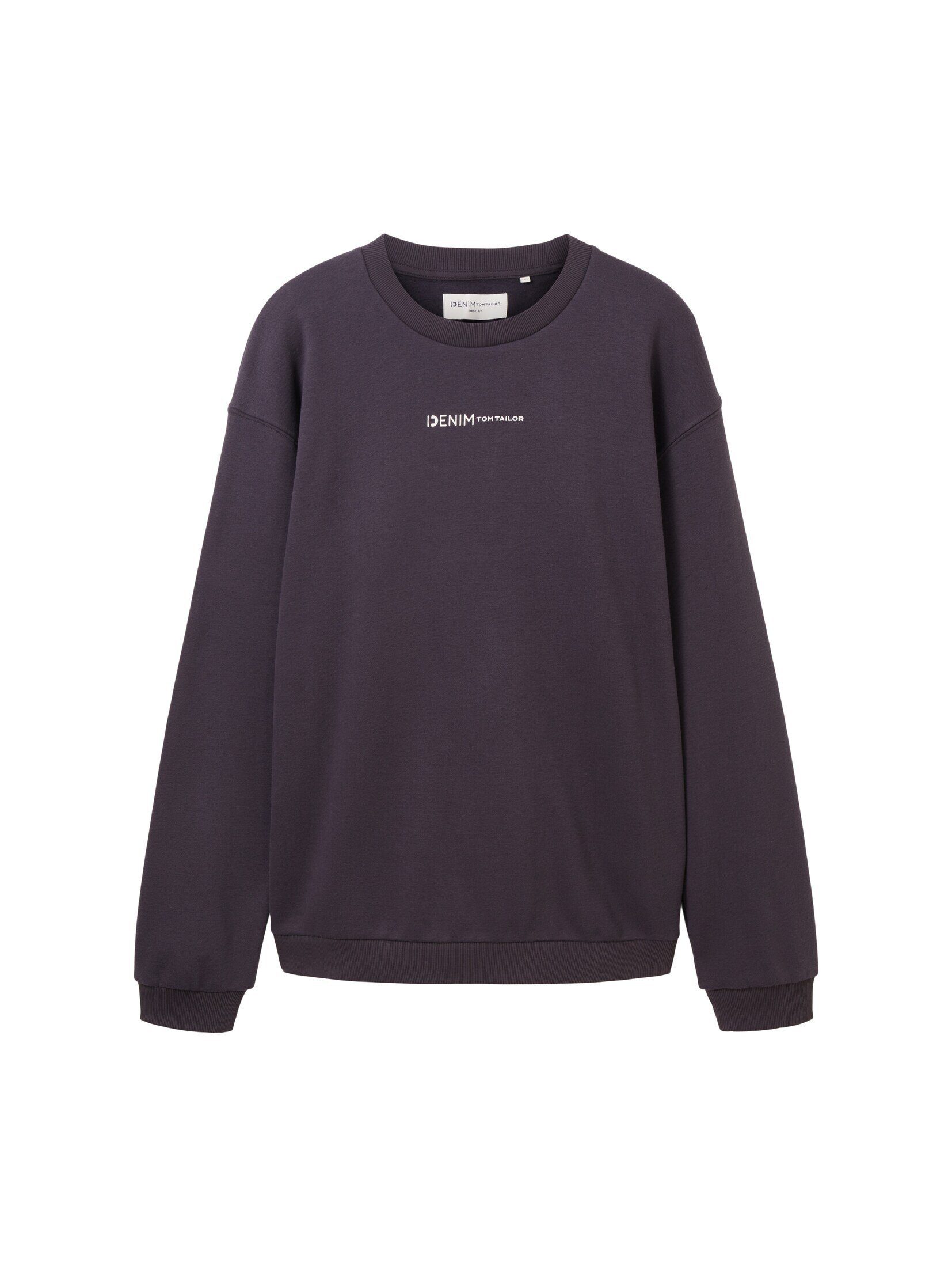 TOM TAILOR Denim Sweatshirt Print Sweatshirt günstig online kaufen