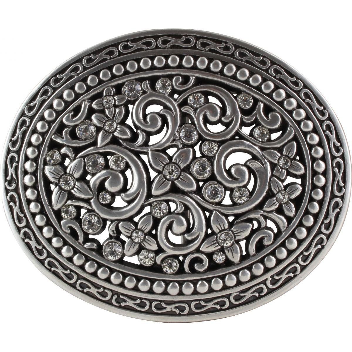 BELTINGER Gürtelschnalle Flower Bling 4,0 cm günstig online kaufen