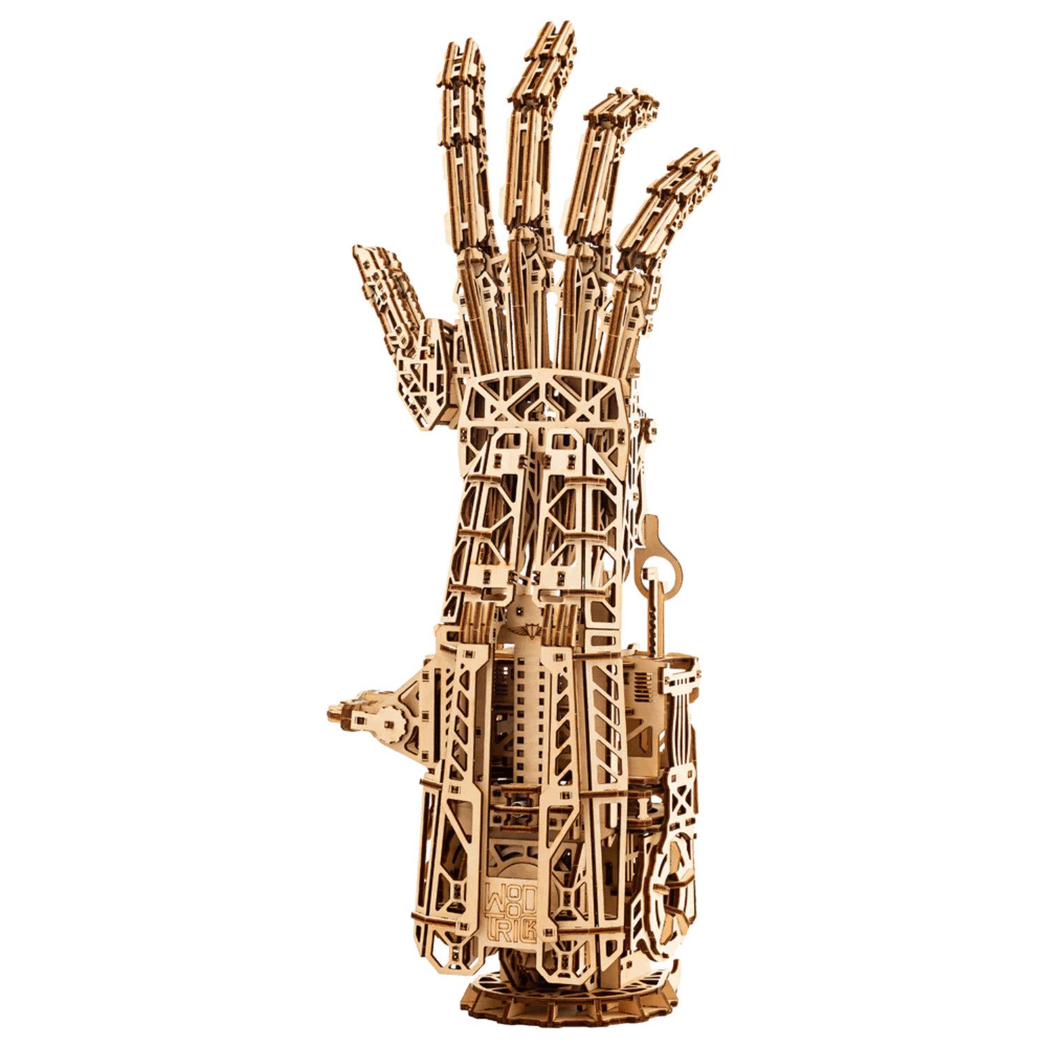 WoodTrick Modellbausatz WoodTrick Cyberhand Mechanisches Holzpuzzle, (586-tlg)