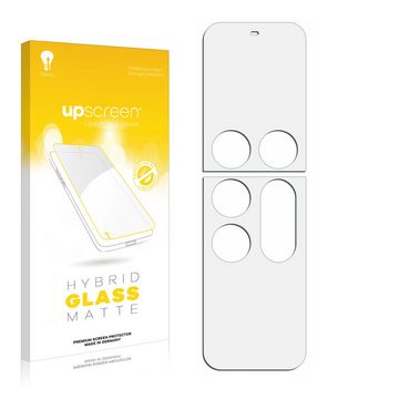 upscreen flexible Panzerglasfolie für Apple Remote Control Apple TV 4, Displayschutzglas, Schutzglas Glasfolie matt entspiegelt