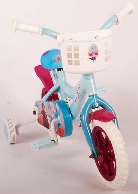 TPFSports Kinderfahrrad Disney Frozen 10 Zoll, 1 Gang, (Mädchen Fahrrad - Rutschfeste Sicherheitsgriffe), Kinder Fahrrad 10 Zoll mit Stützräder Laufrad Mädchen Kinderrad