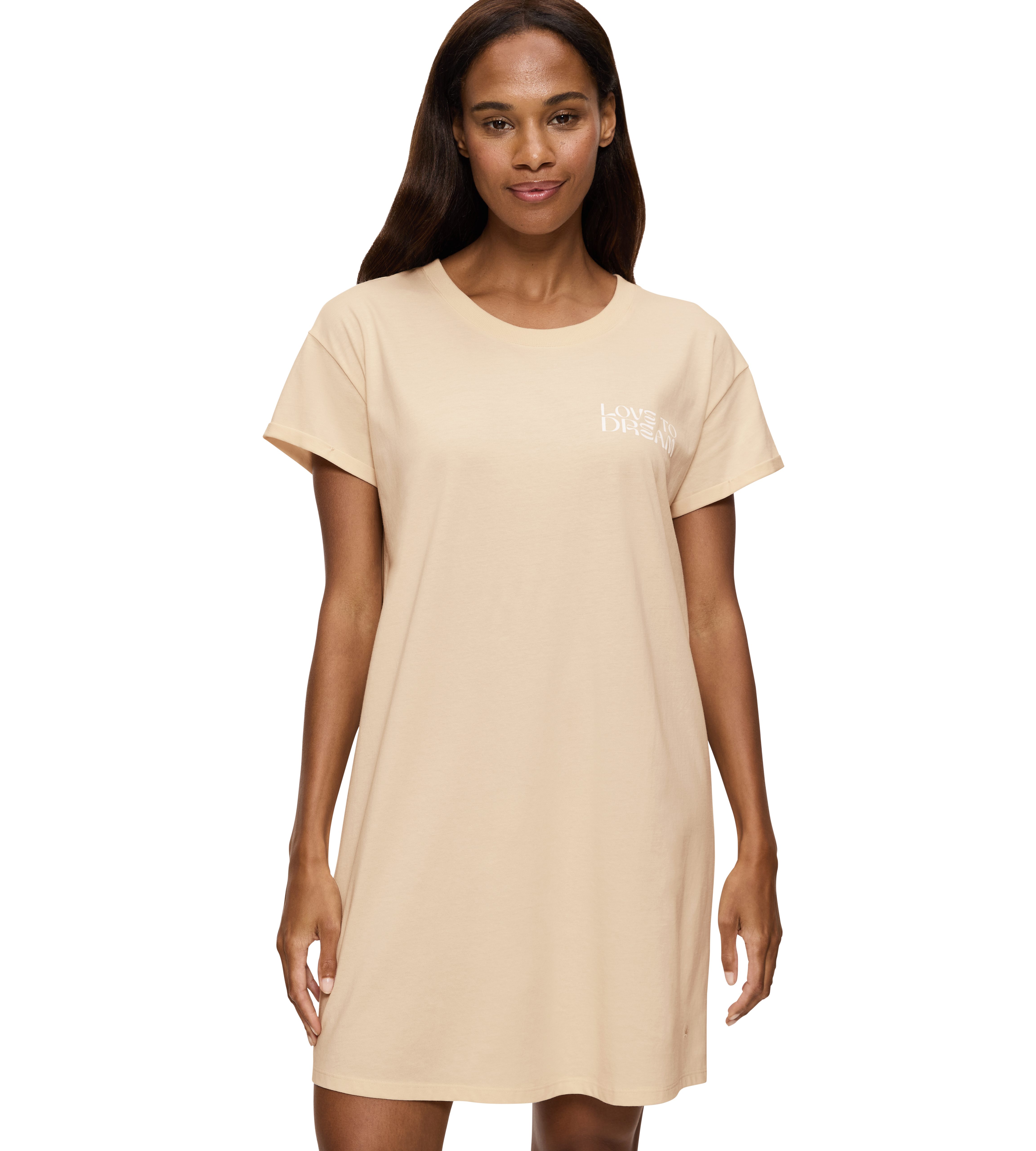 Triumph Nachthemd Nightdresses NDK X weich, atmungsaktiv, gerippter Rundhal günstig online kaufen