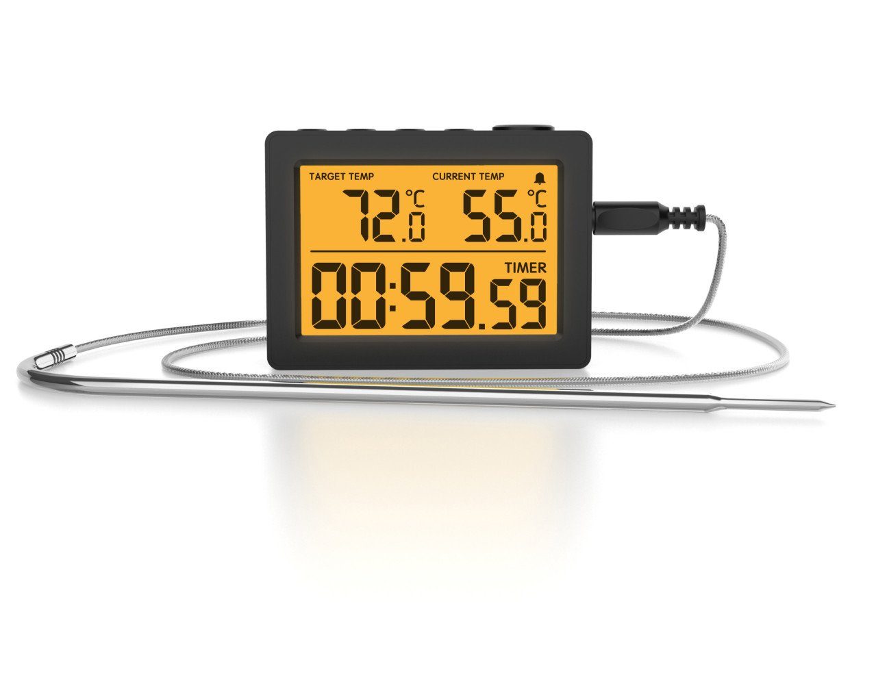 Grillthermometer Primaster Bratenthermometer 3 in 1