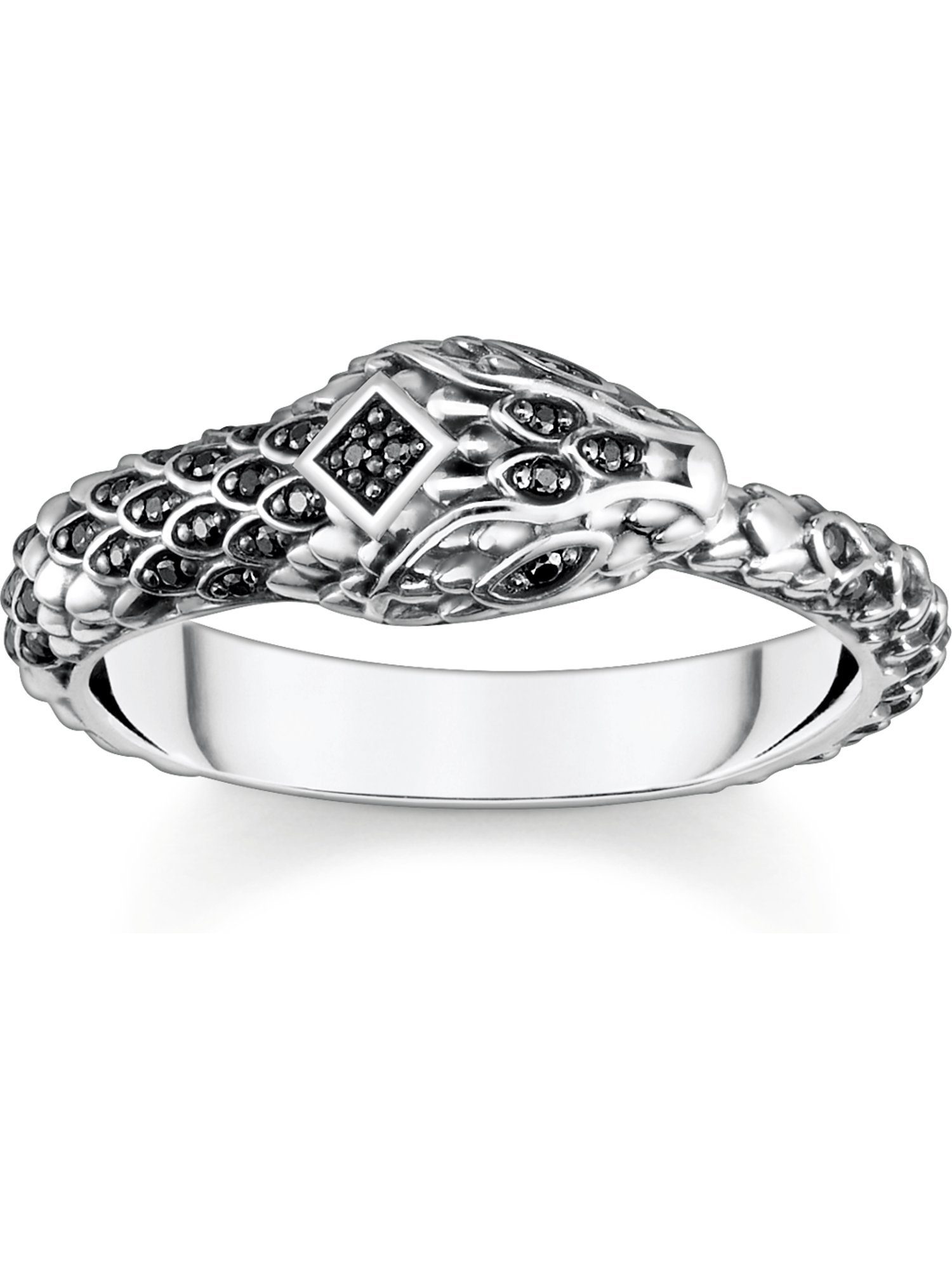 THOMAS SABO Fingerring Thomas Sabo Unisex-Damenring 925er Silber Zirkonia, Zirkonia