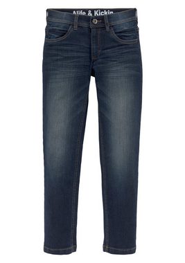 Alife & Kickin Straight-Jeans für Jungen mit Logo-Print im Hosenbund, schmale Form
