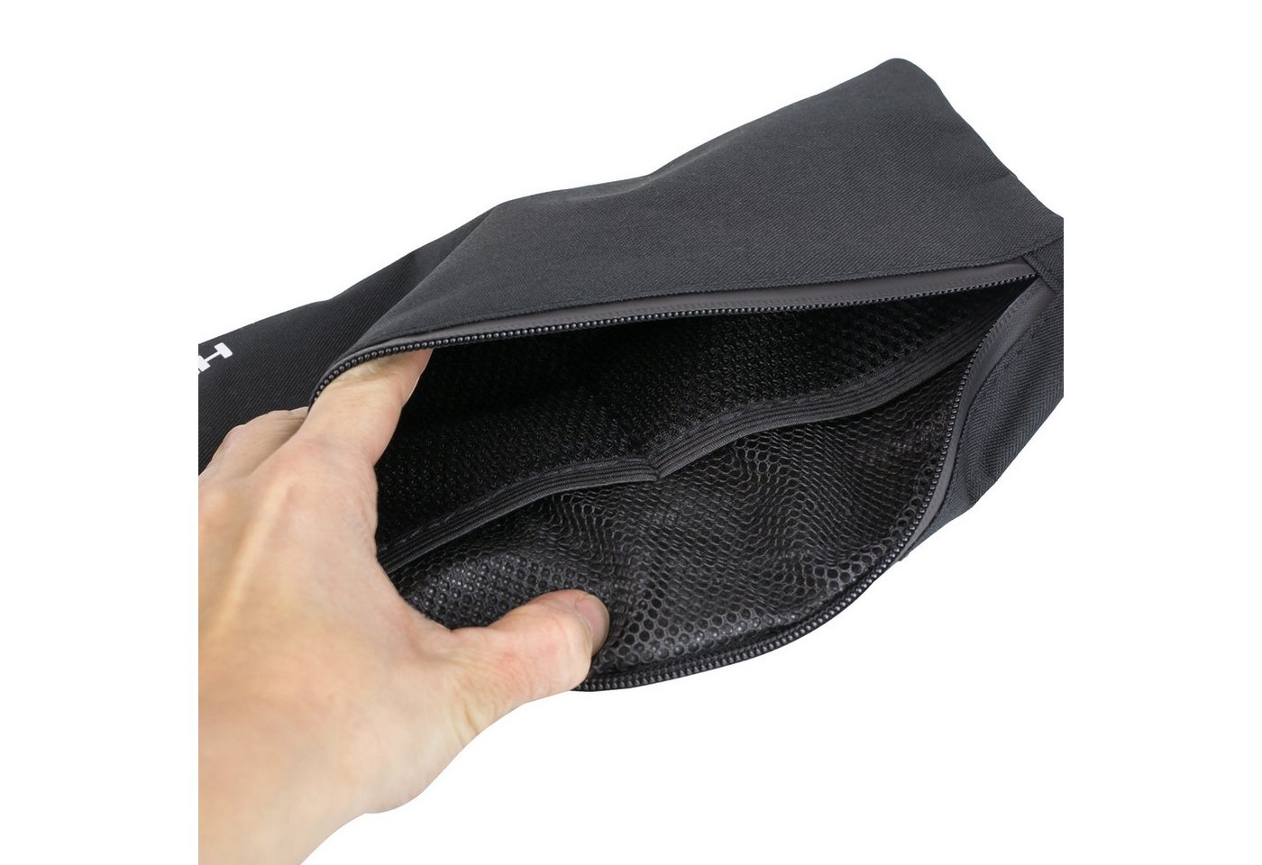 Thumbnail - HMF Leckerlibeutel Geruchsdichte Tasche, Leckerlibeutel für Hunde, Größe M, Polyester, Schwarz