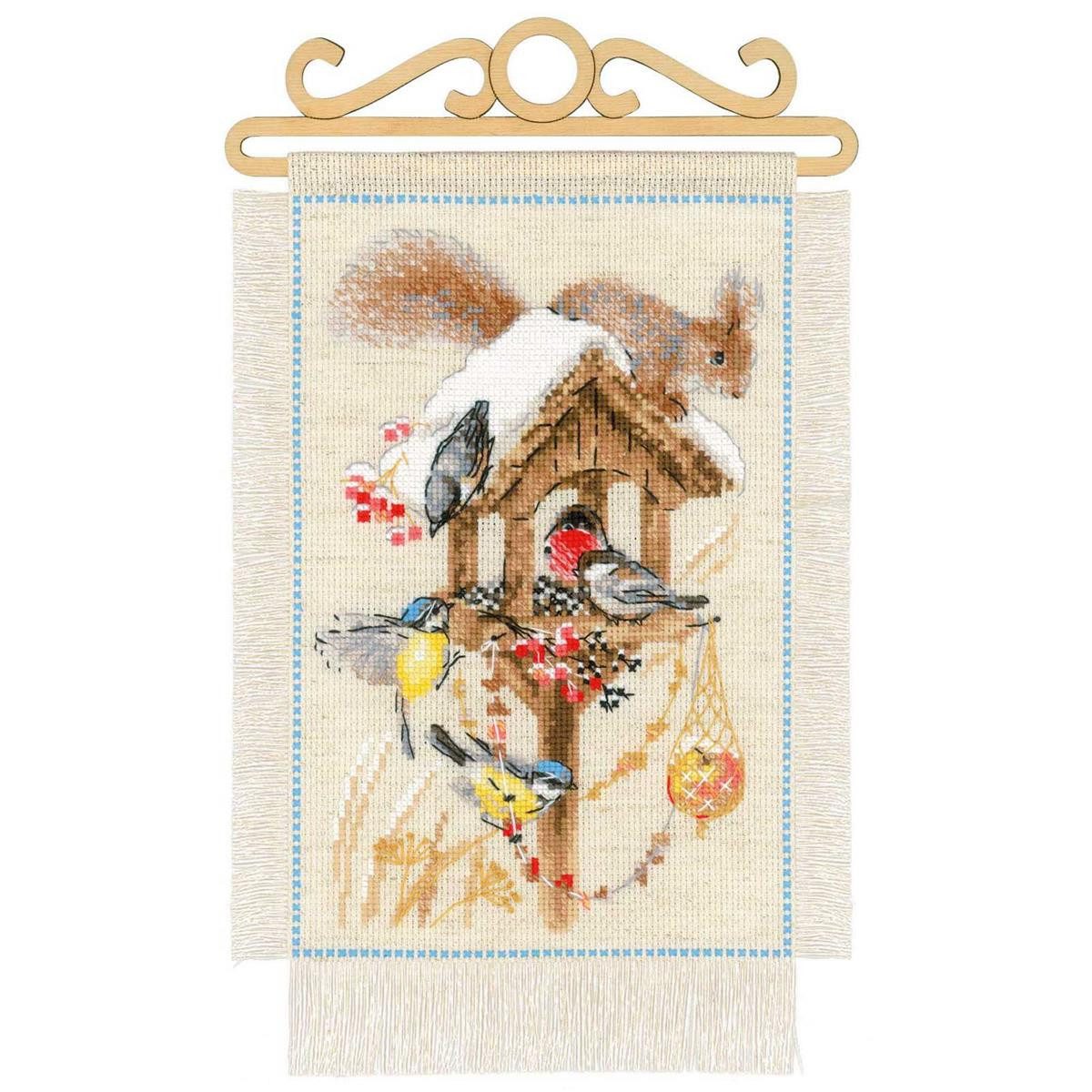Riolis Kreativset Riolis Kreuzstich-Set "Garten. Winter", Zählmuster, (embroidery kit by Marussia)