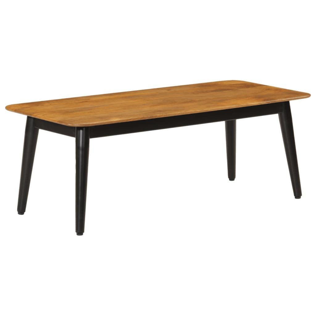 Couchtisch Couchtisch 110x50x40 cm Massivholz und Eisen