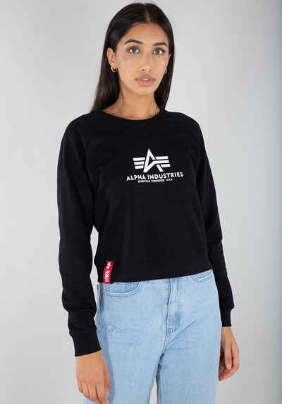 Alpha Industries Sweater ALPHA INDUSTRIES Women - Sweatshirts Basic Boxy Sweater Wmn