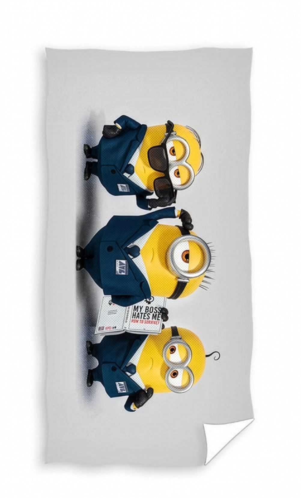 Carbotex Handtücher Minions Duschtuch Badetuch Strandtuch 70 x 140 cm / 100% Baumwolle, (1 Duschtuch, 1-St)