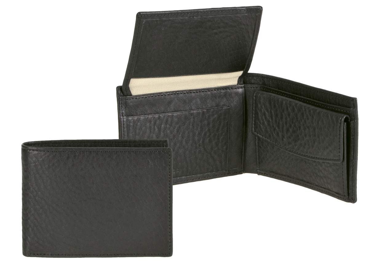 Sonnenleder Geldbörse Nahe, Herrenbörse, Portemonnaie, Querformat 10x7,5cm, Minibörse