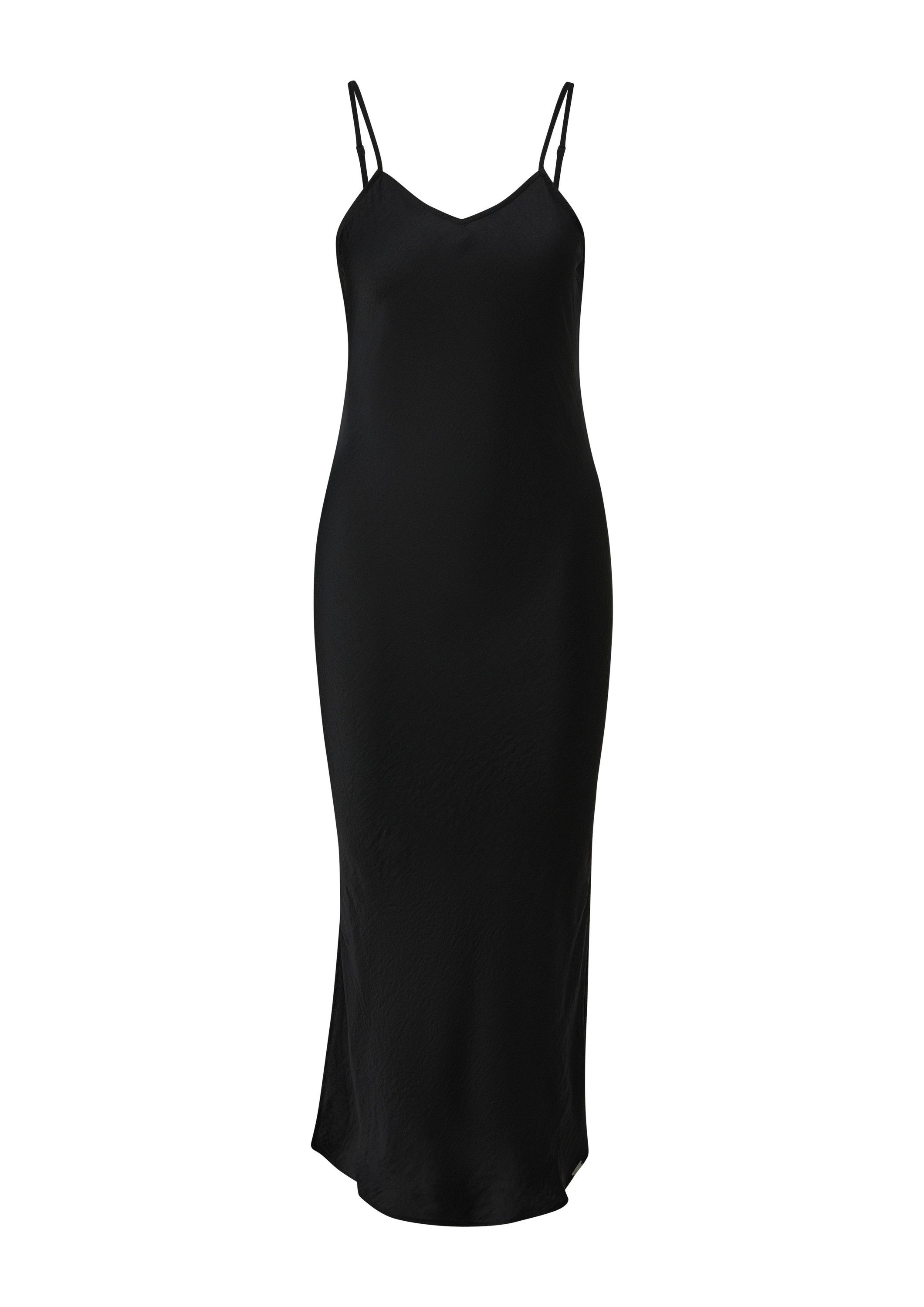 QS Midikleid Kleid Fließendes Satinkleid mit günstig online kaufen