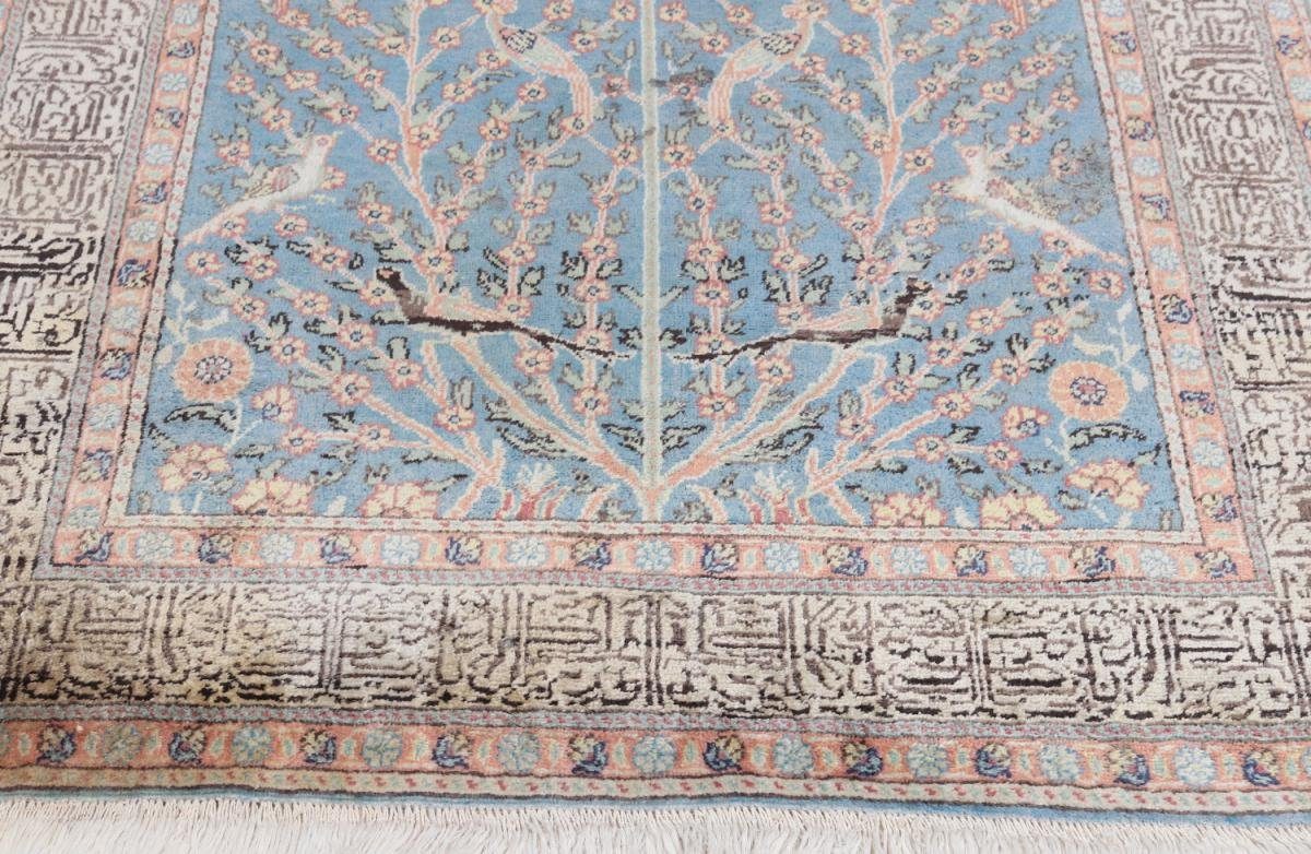 3 Höhe: Orientteppich, rechteckig, Nain Kayseri 115x181 Seide Handgeknüpfter Seidenteppich mm Trading,