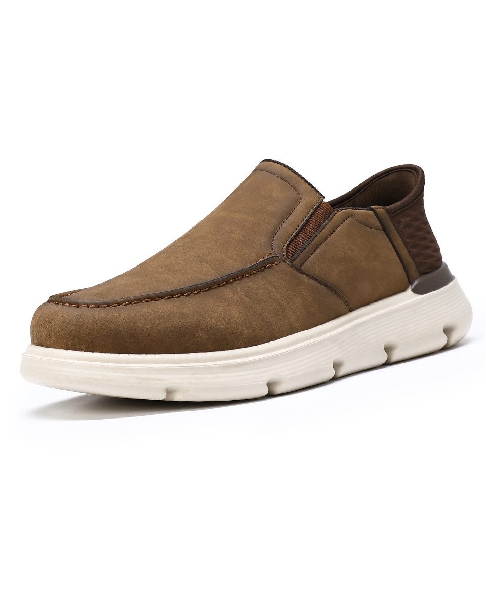 Allthemen Slip-On Sneaker Herren Retro Slip-On Sneaker mit Dämpfung Freizeitschuhe