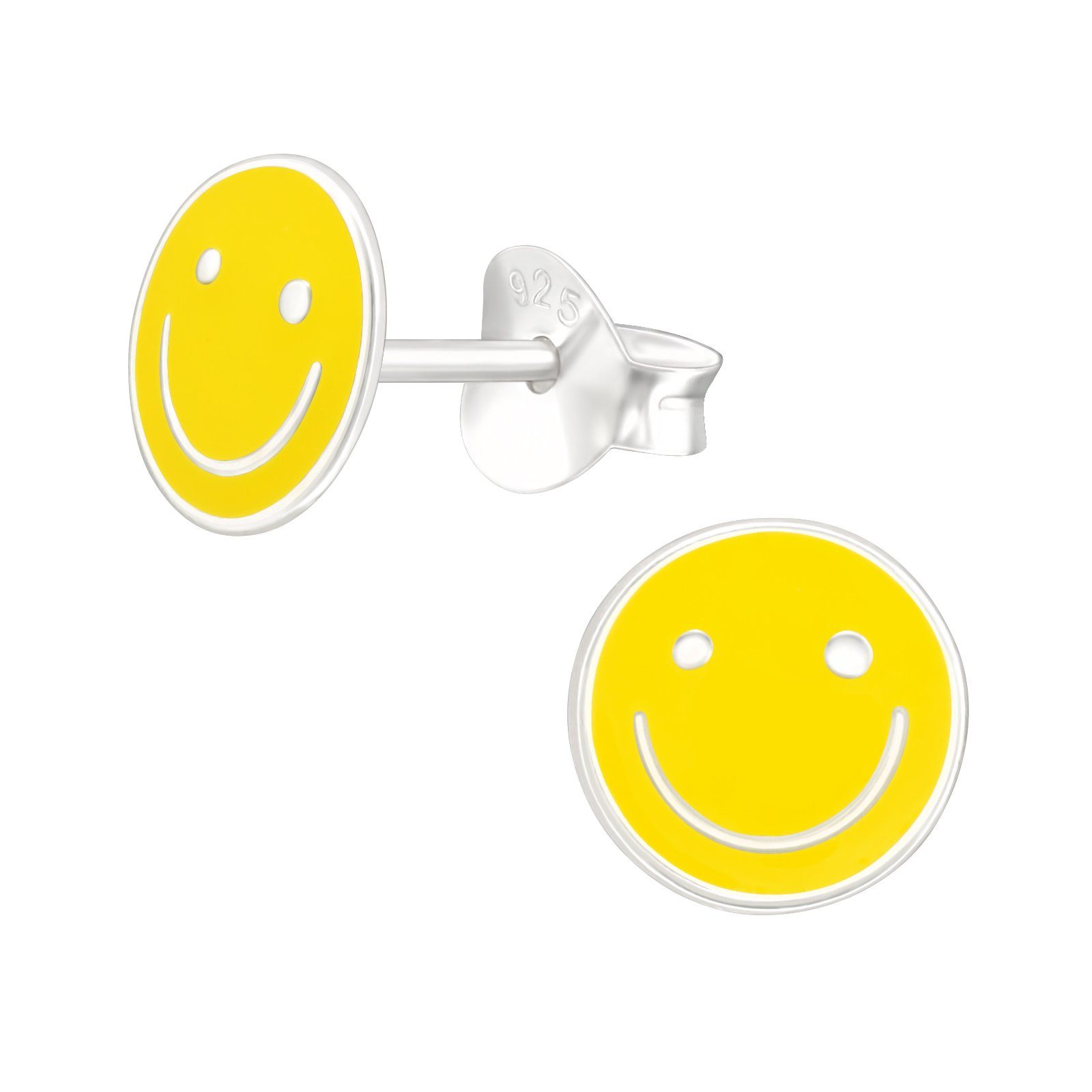 ALEXANDER YORK Paar Ohrstecker SMILEY gelb, 2-tlg., 925 Sterling Silber günstig online kaufen