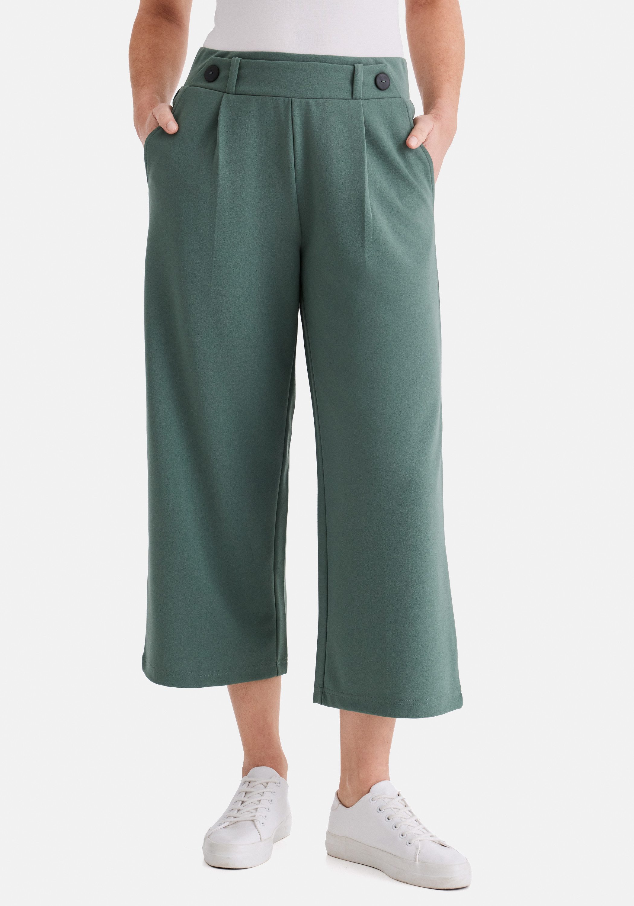 STOOKER WOMEN Culotte COMO Jersey Wide leg fit Jerseyhose Wide Leg Fit Casual Clean Wash Jersey für Damen