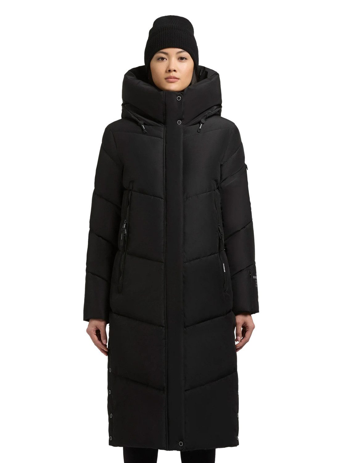 khujo Wintermantel Pulset Matt black günstig online kaufen