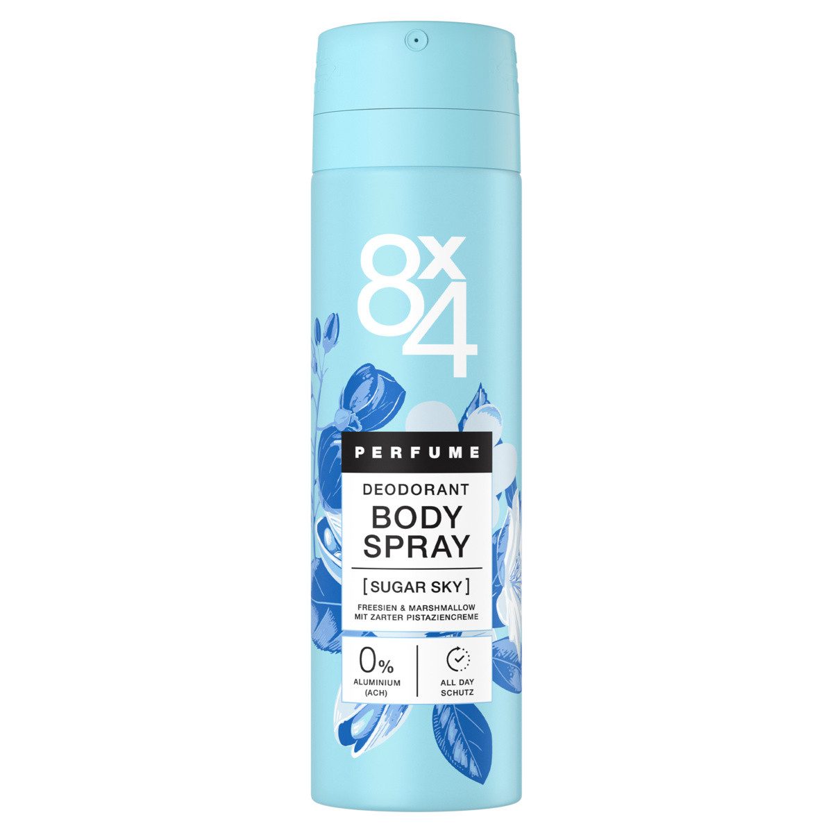8x4 Bodyspray 8X4 Body Spray Sugar Sky 6 x 150ml, 6-tlg.