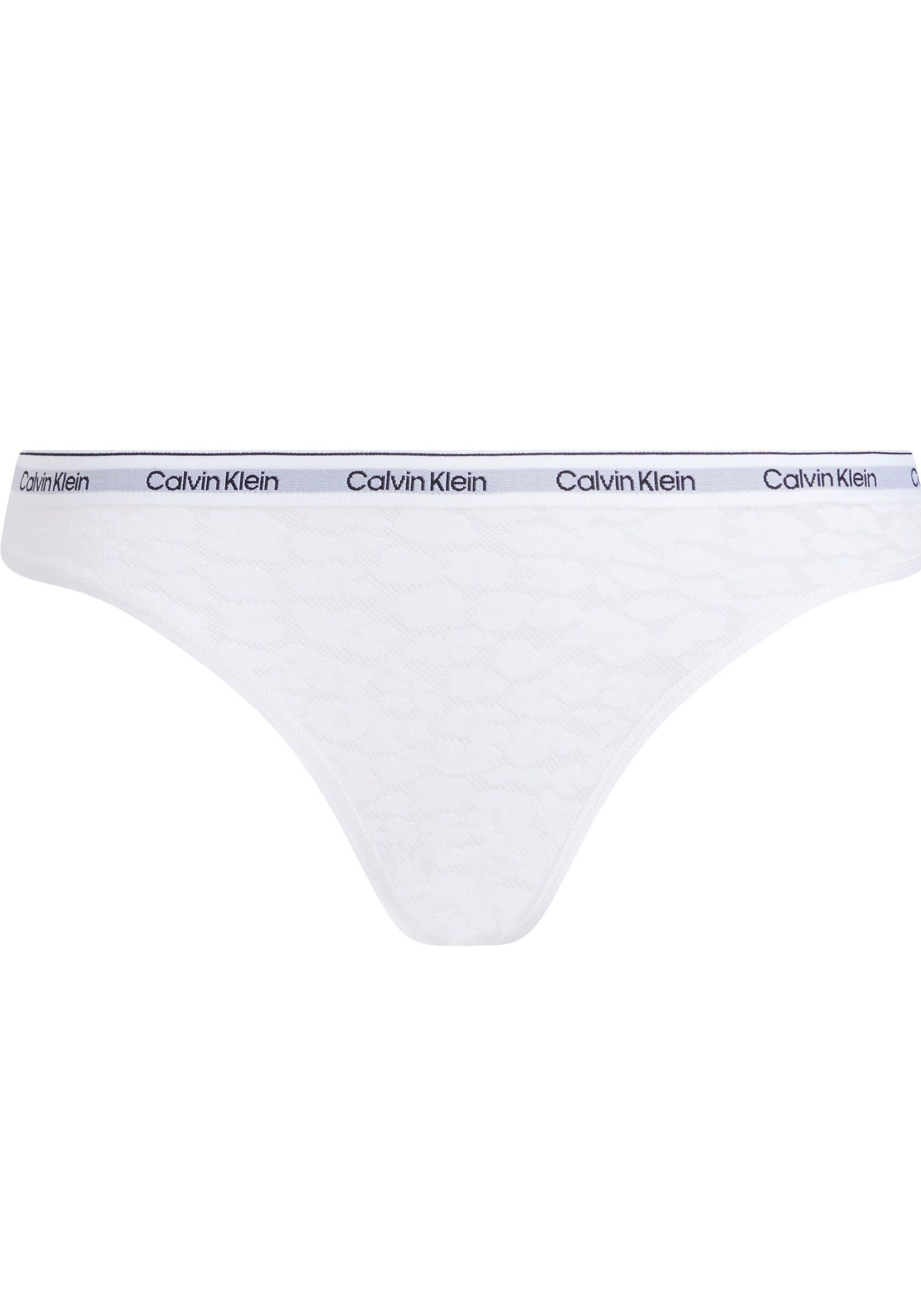 Klein Bikinislip mit weiß Calvin Underwear BIKINI CK-Logoschriftzug