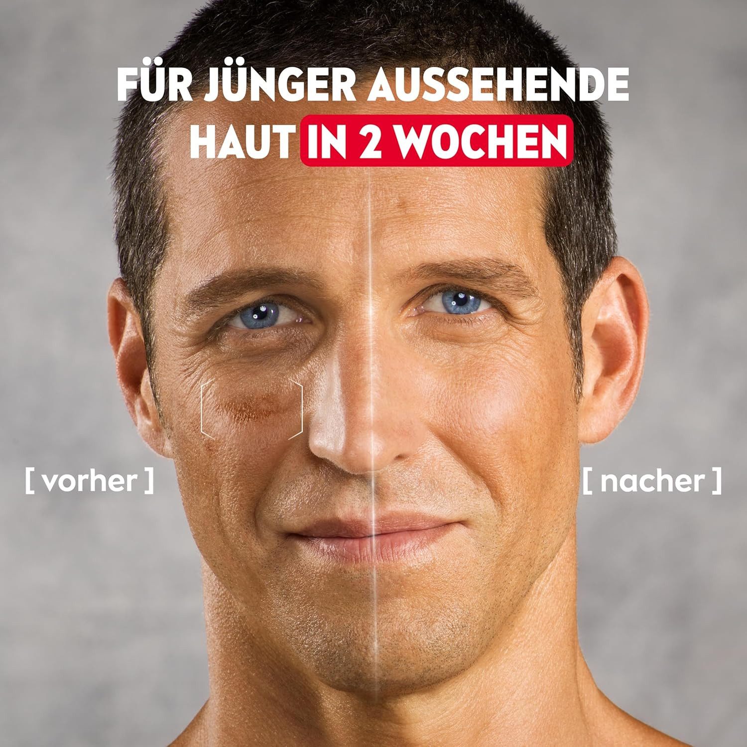 Nivea Men Gesichtspflege-Set Anti-Age 2in1 Power Serum 30ml + 24h Feuchtigkeitscreme 50ml, 2-tlg., LSF30