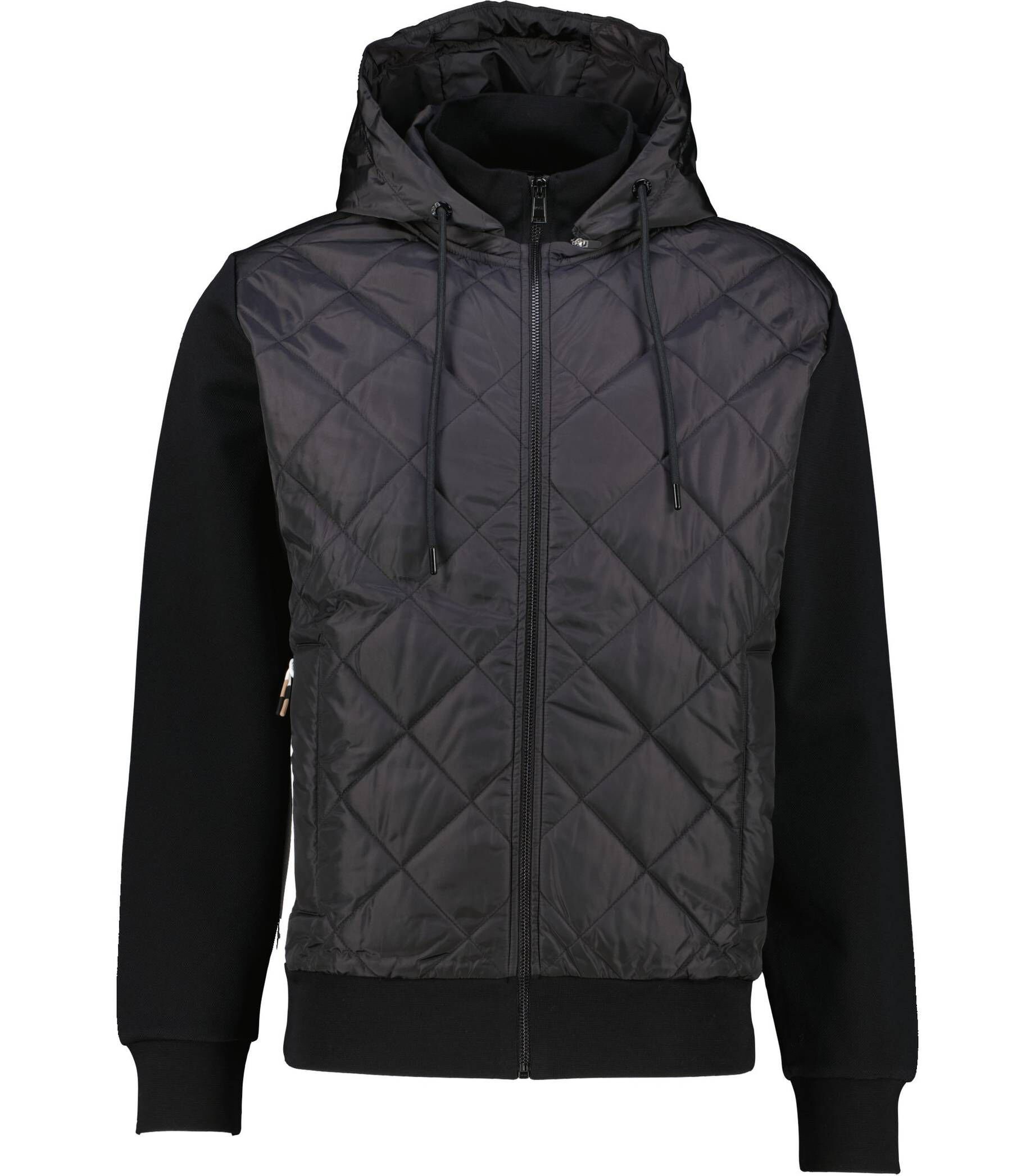 BOSS Sweatjacke Herren Sweatjacke mit Kapuze SALVI 01 (1-tlg)