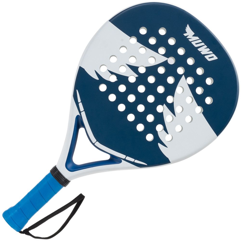 MUWO Padelschläger "Toledo" mit Tasche, (2-teiliges Set bestehend aus Padelschläger und Tasche), ausgeglichene Balance und optimale Ballkontrolle