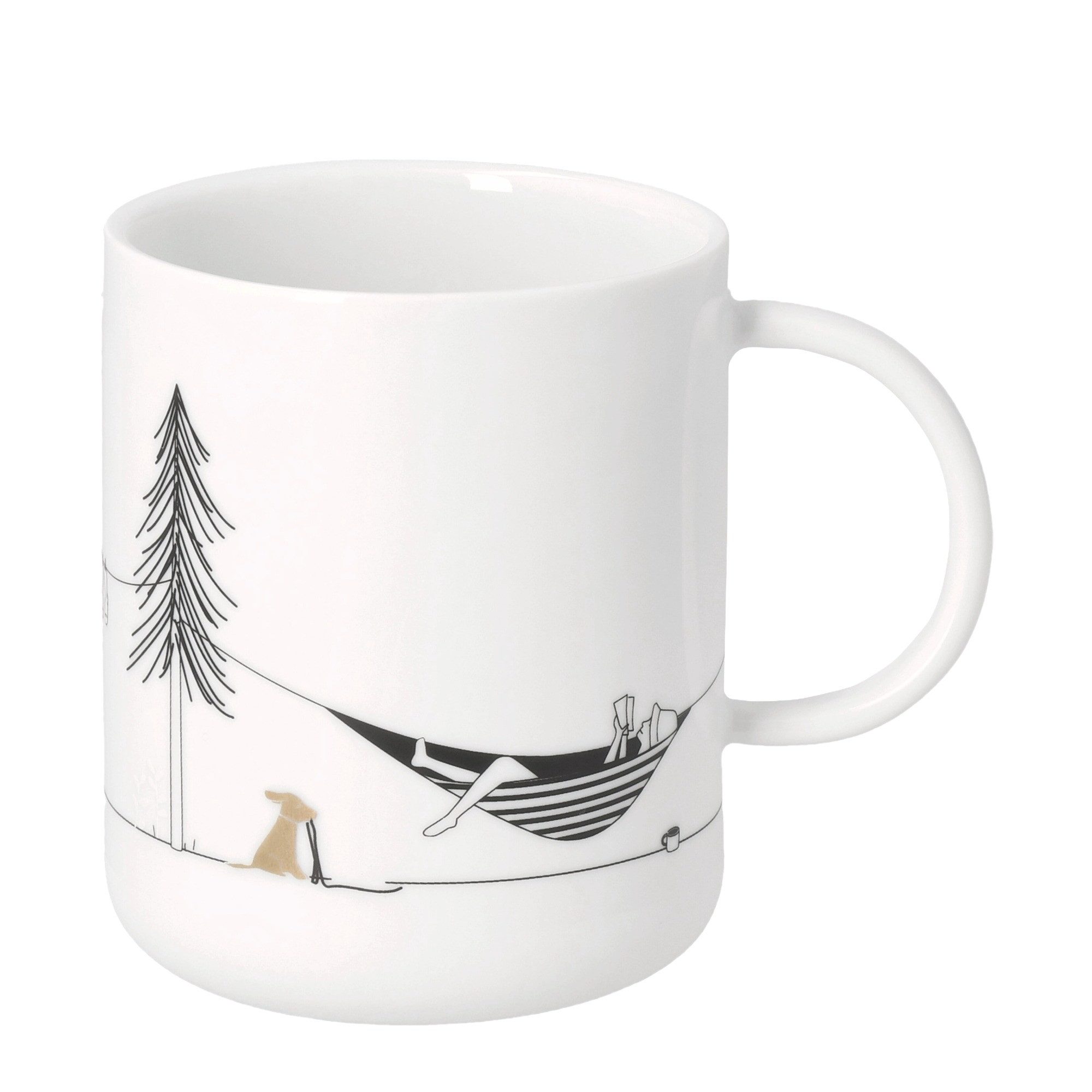 Räder Tasse räder Hobby Geschenktasse Camping, Porzellan