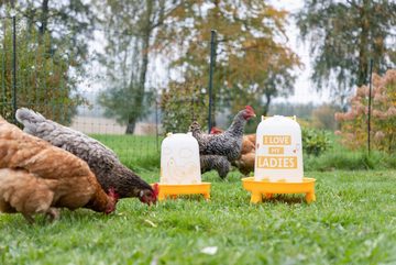 Kerbl Futterstation Kerbl Kunststofftränke (für Hühner, Fassungsvermögen 5 L, mit