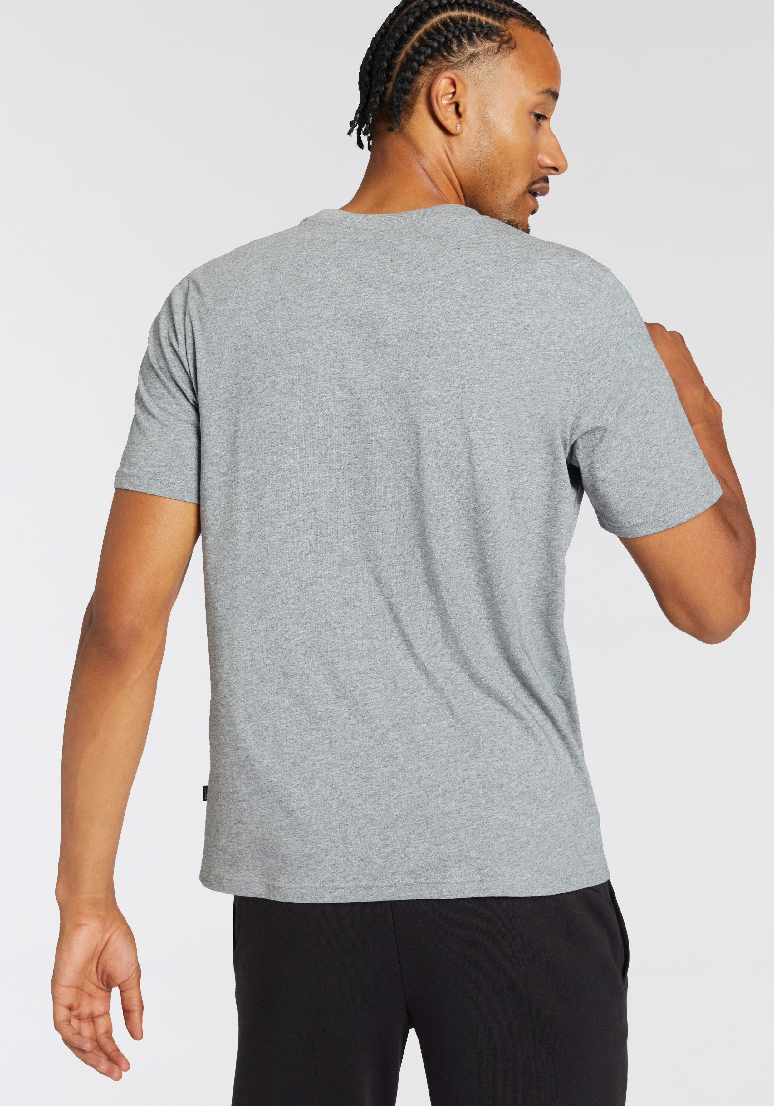 PUMA T-Shirt ESS+ LOGO LAB TEE sportlicher Stil, Kurzarm, mit Print-Applikation, aus Baumwolle