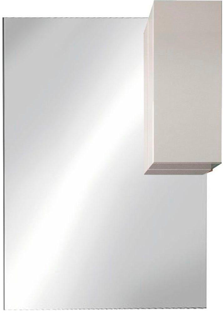 welltime Spiegelschrank inkl. Vittoria LED, mit Tür, Breite Badspiegelschrank 80 Beleuchtung 1