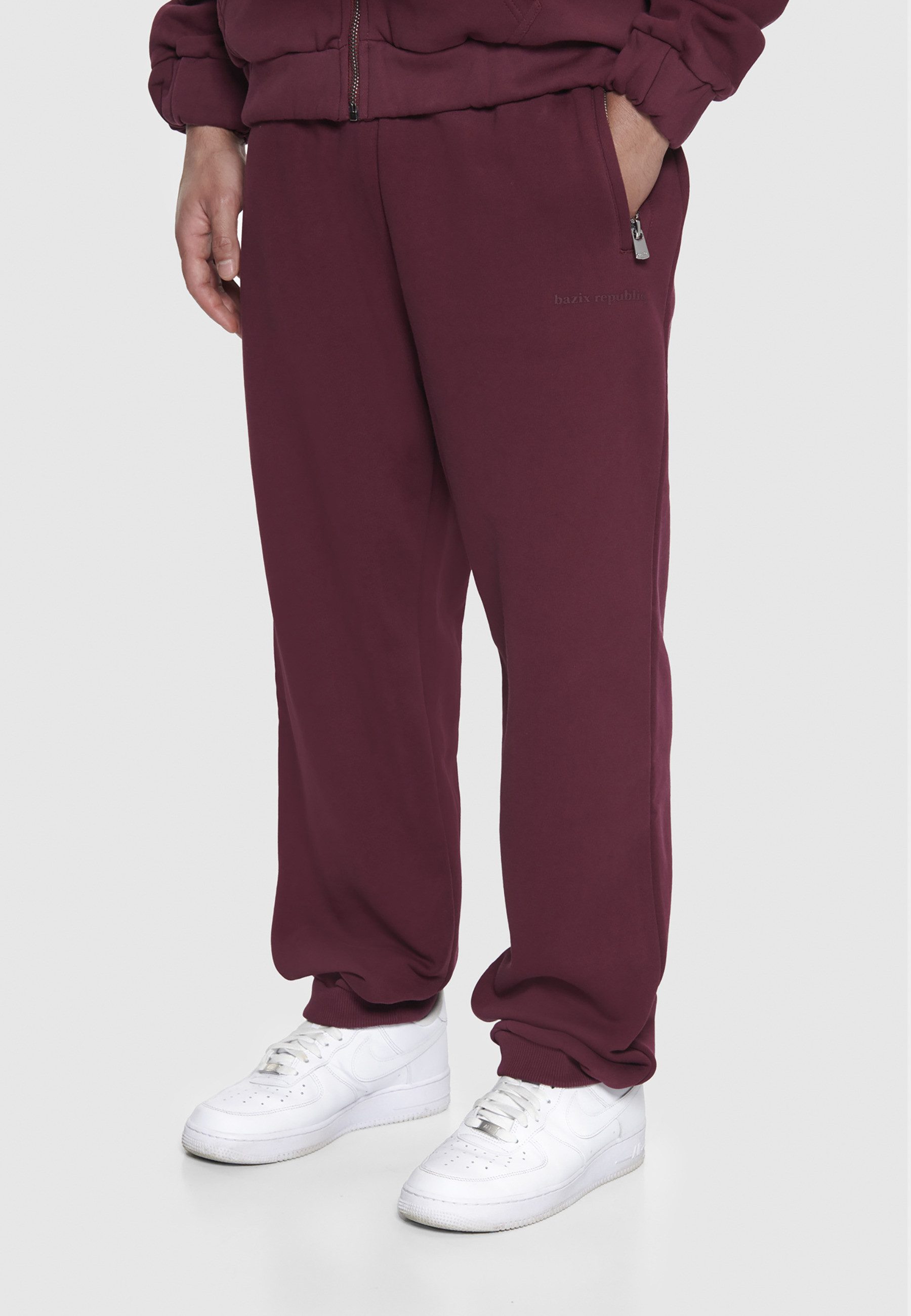 Dropsize Jogginghose Dropsize Herren Bazix Republiq Super Heavy Blank Jogger (1-tlg)