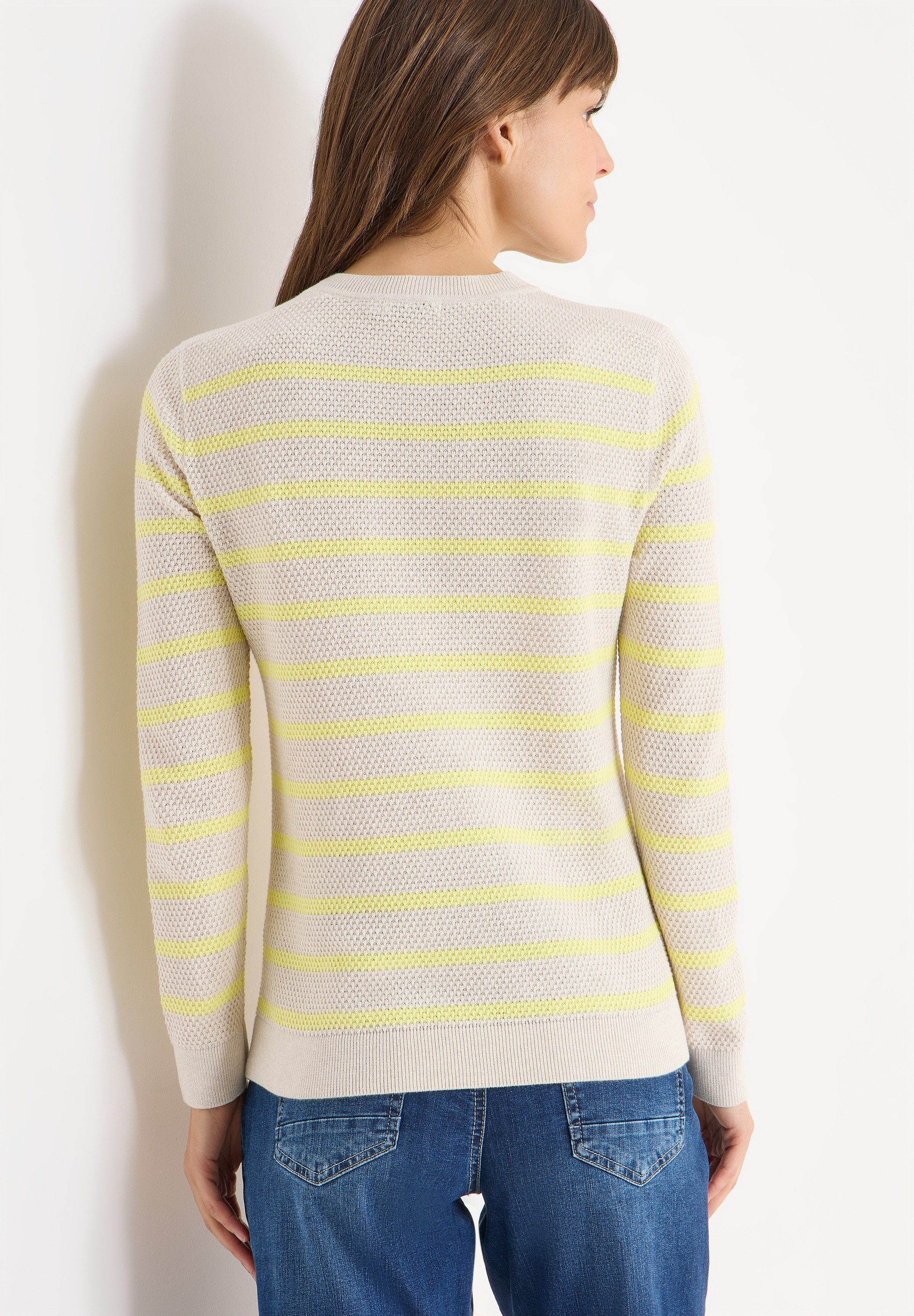 CECIL Strickpullover im Streifen-Look