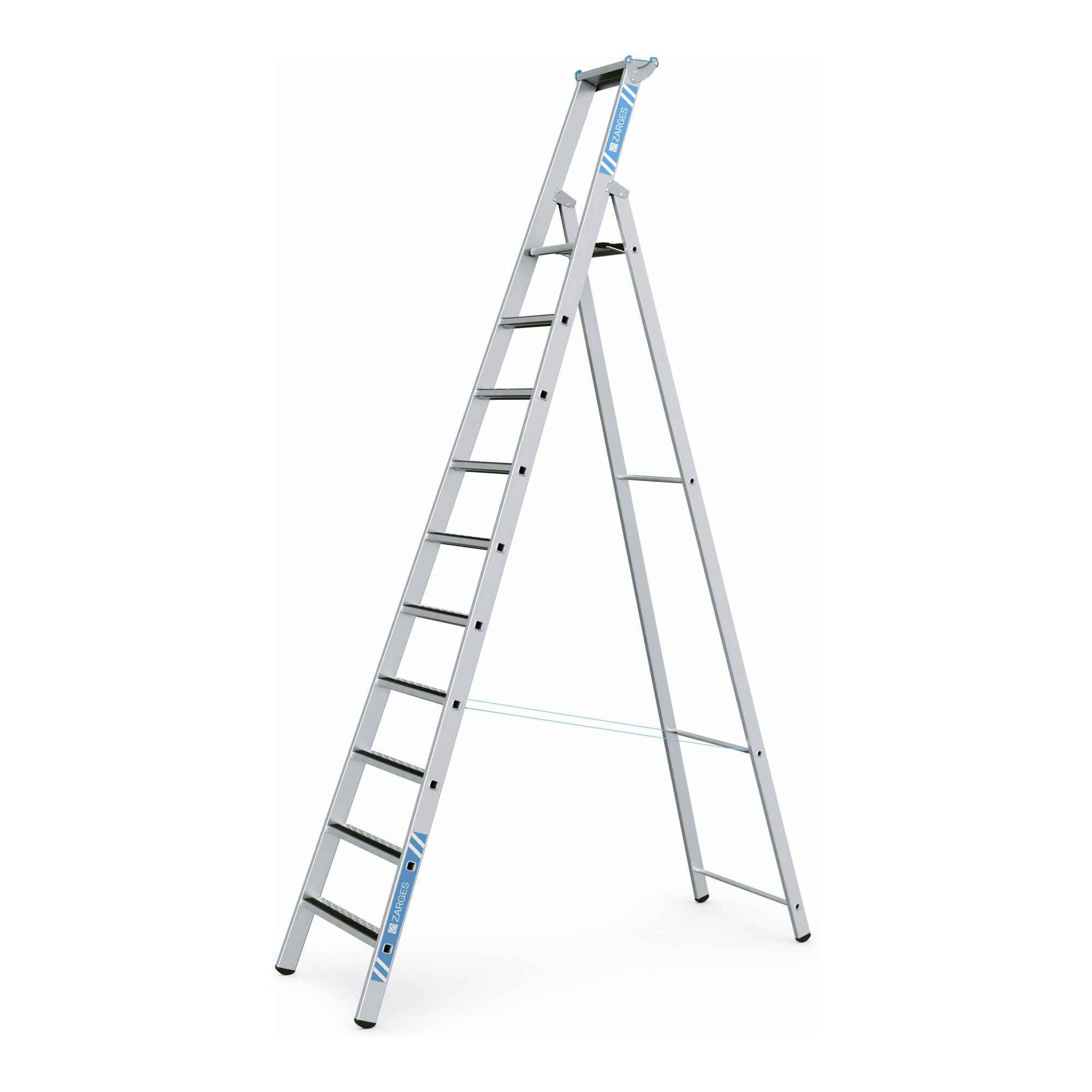 Zarges Stehleiter ZARGES R13step S - LM-Stufen-Stehleiter 10 Stufen