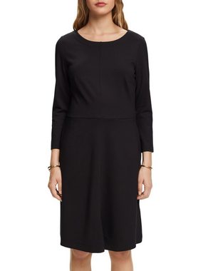 Esprit Midikleid Kleid aus Punto-Jersey