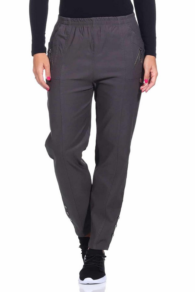 Cherry Berry Schlupfhose Schlupfhose für Damen Übergangshose mit leichtem Thermofleece auch in großen Größen erhältlich, innen leicht angeraut