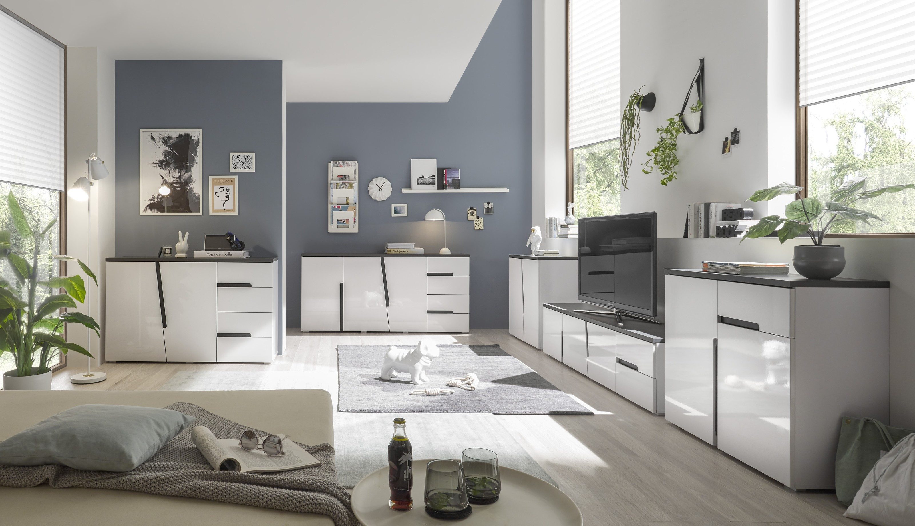 PREISBRECHER Kommode Boston, 88 x 83 x 38 cm (B/H/T)