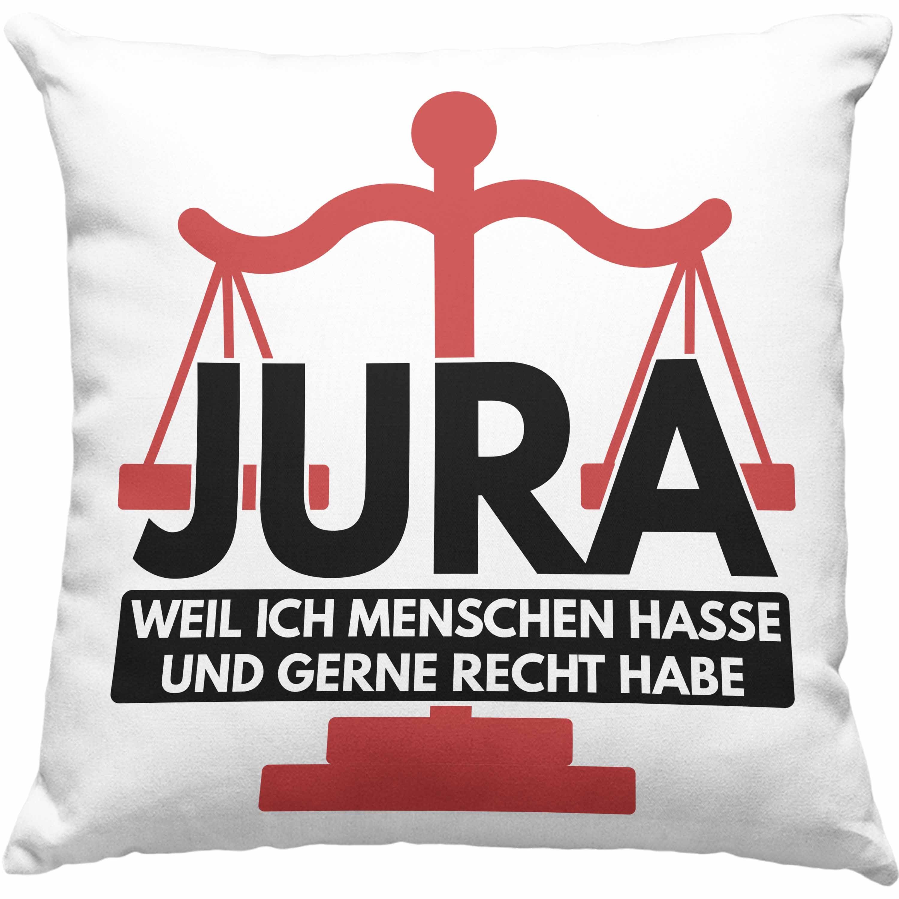 Trendation Dekokissen Trendation Jura Kissen Geschenk Spruch Jurist