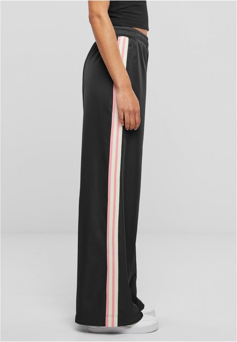URBAN CLASSICS Funktionshose Ladies Pin Tuck Track Pants Damen Hosen