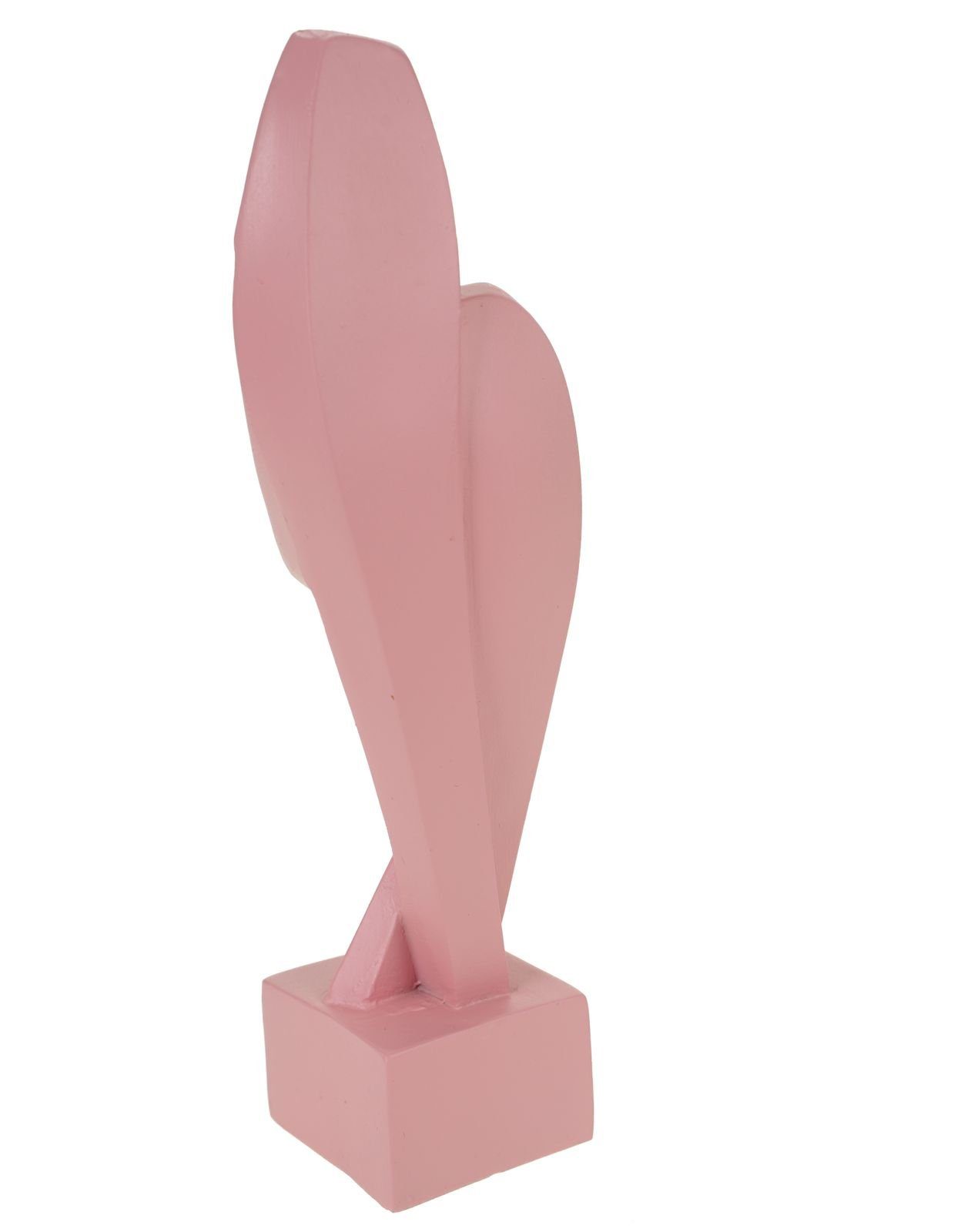 Kremers Schatzkiste Dekofigur Liebe Kunst Art Skulptur Alabaster Devotion Figur 21 cm lachsfarben Figurine Hingabe
