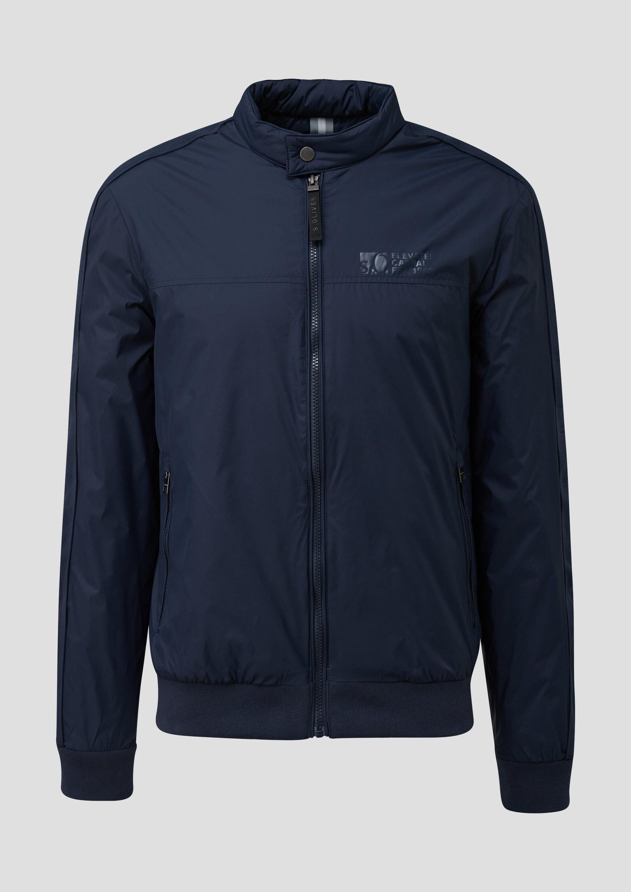 s.Oliver Funktionsjacke Outdoor-Jacke Nylonjacke mit Stehkragen