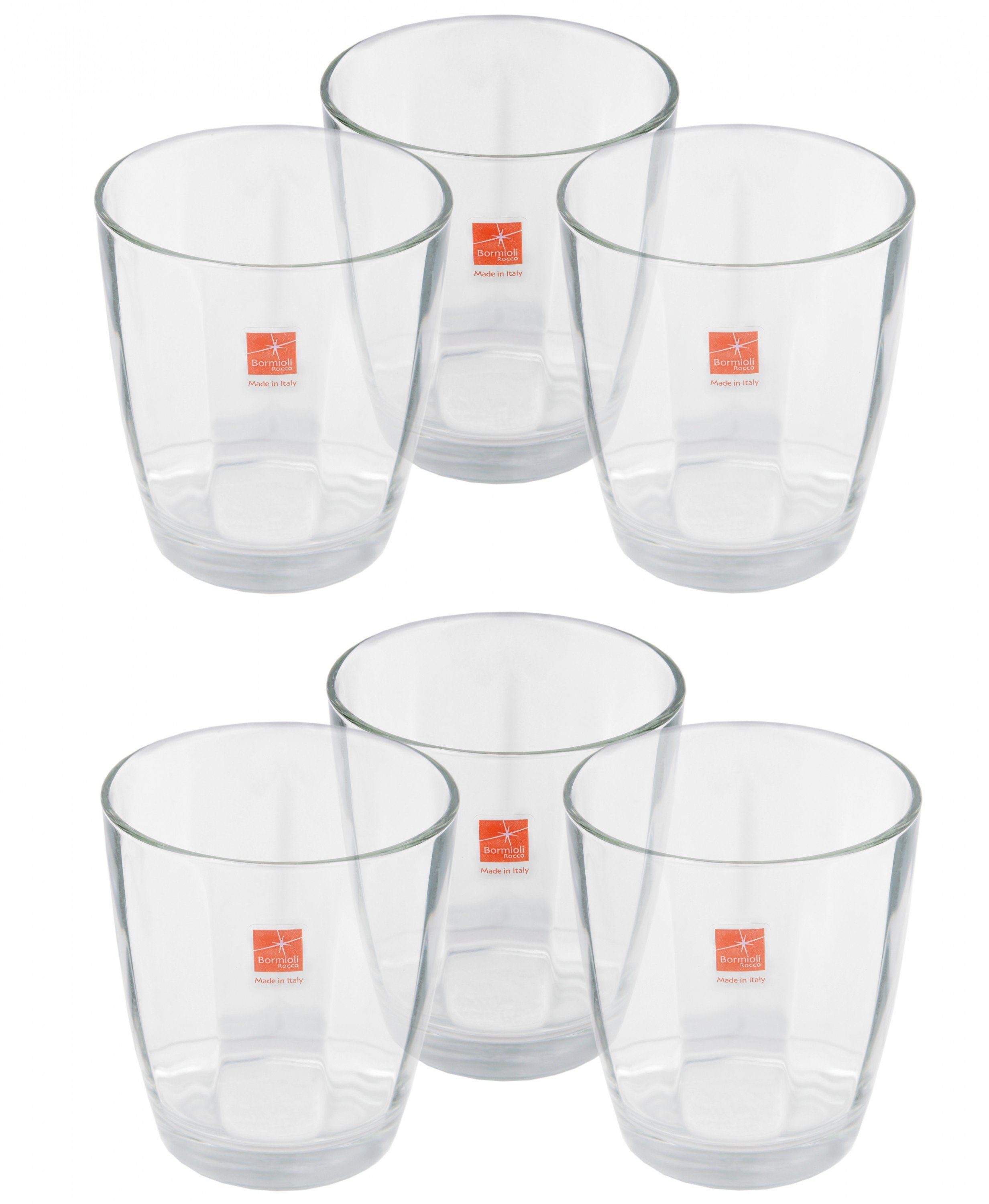 Bormioli Rocco Glas Gläser "Pulsar" Mixdrink 39cl, 6er Set Glas