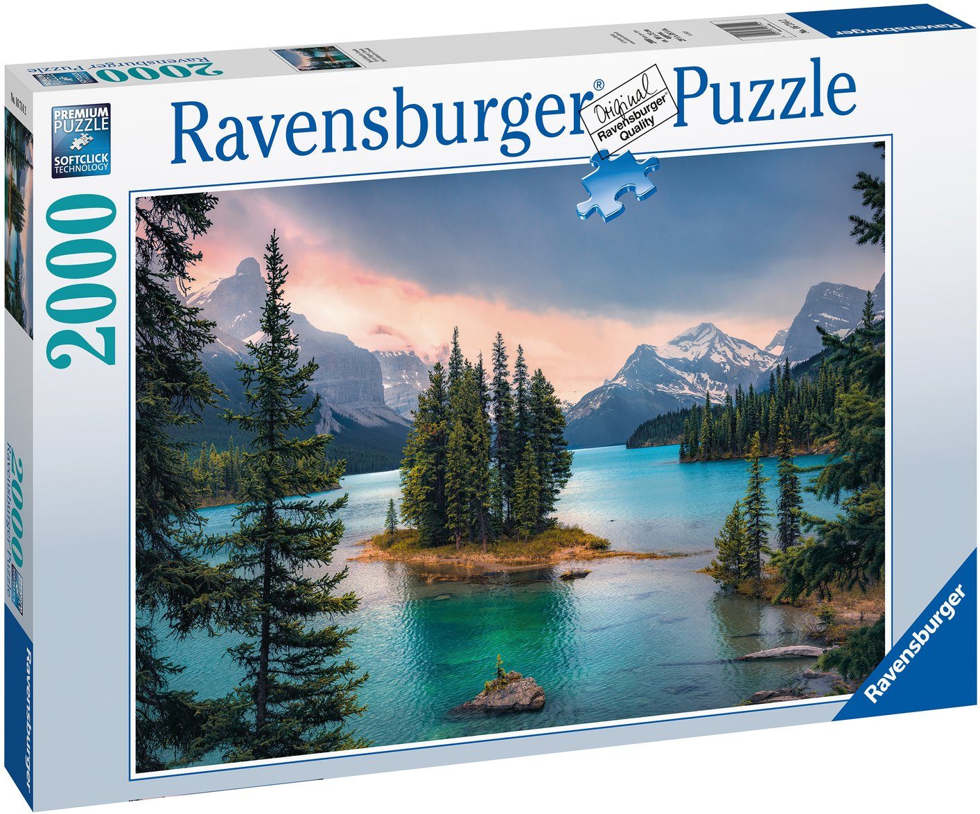 weltweit Spirit Puzzle 2000 FSC® Made Ravensburger schützt - - Canada, Germany, Puzzleteile, Island, in Wald