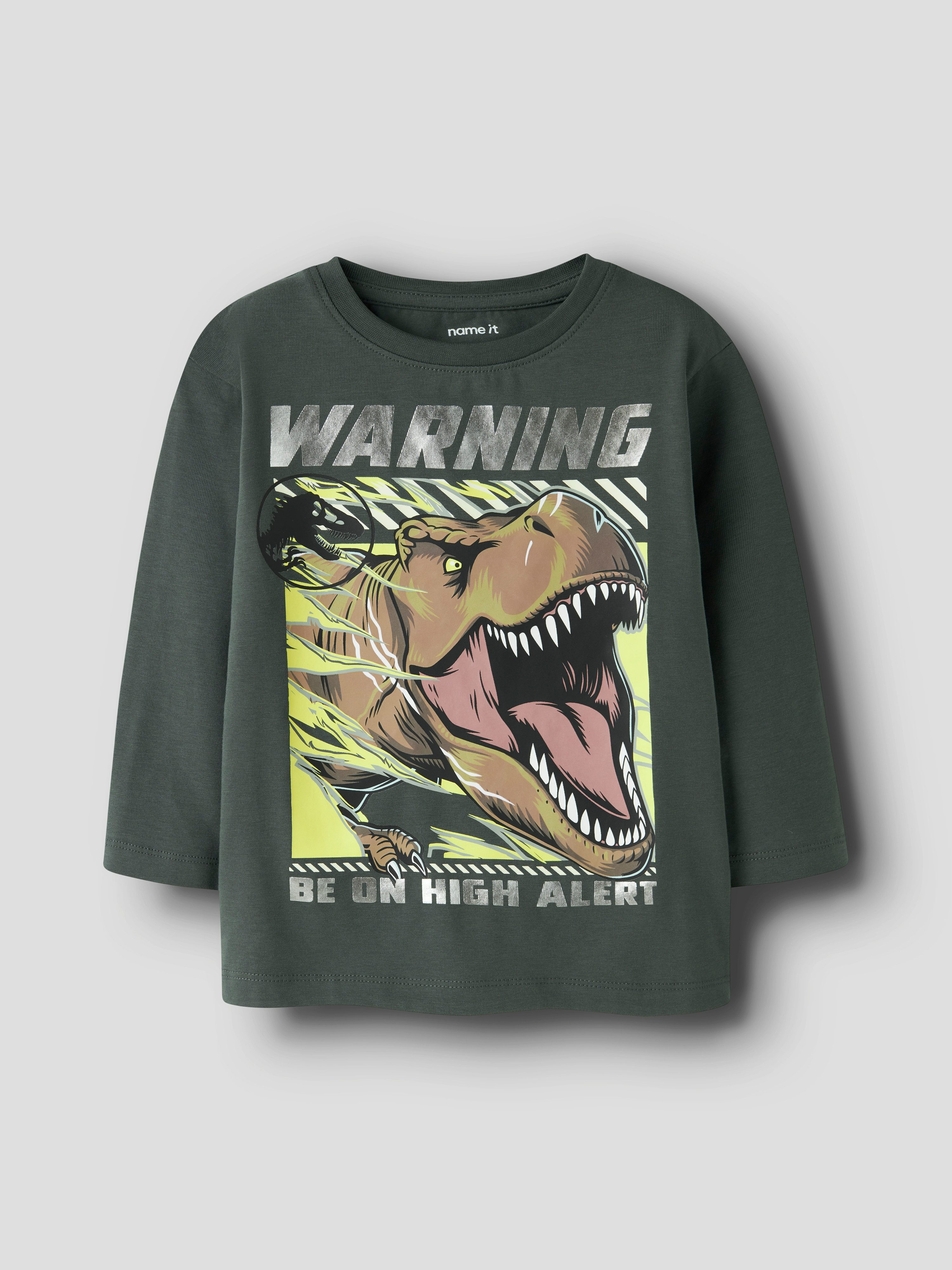 T-Shirt NMMJIM JURASSIC LS NREG TOP BOX NOOS SKY