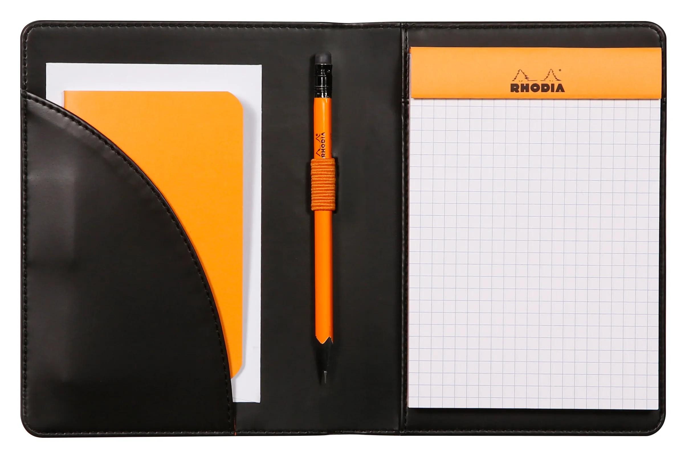 EXACOMPTA Organisationsmappe Mappe Block oder Notizheft A6, N°13 13x17 cm Schwarz 213001C, Rhodia, Blöcke, Hefte und Notizbücher