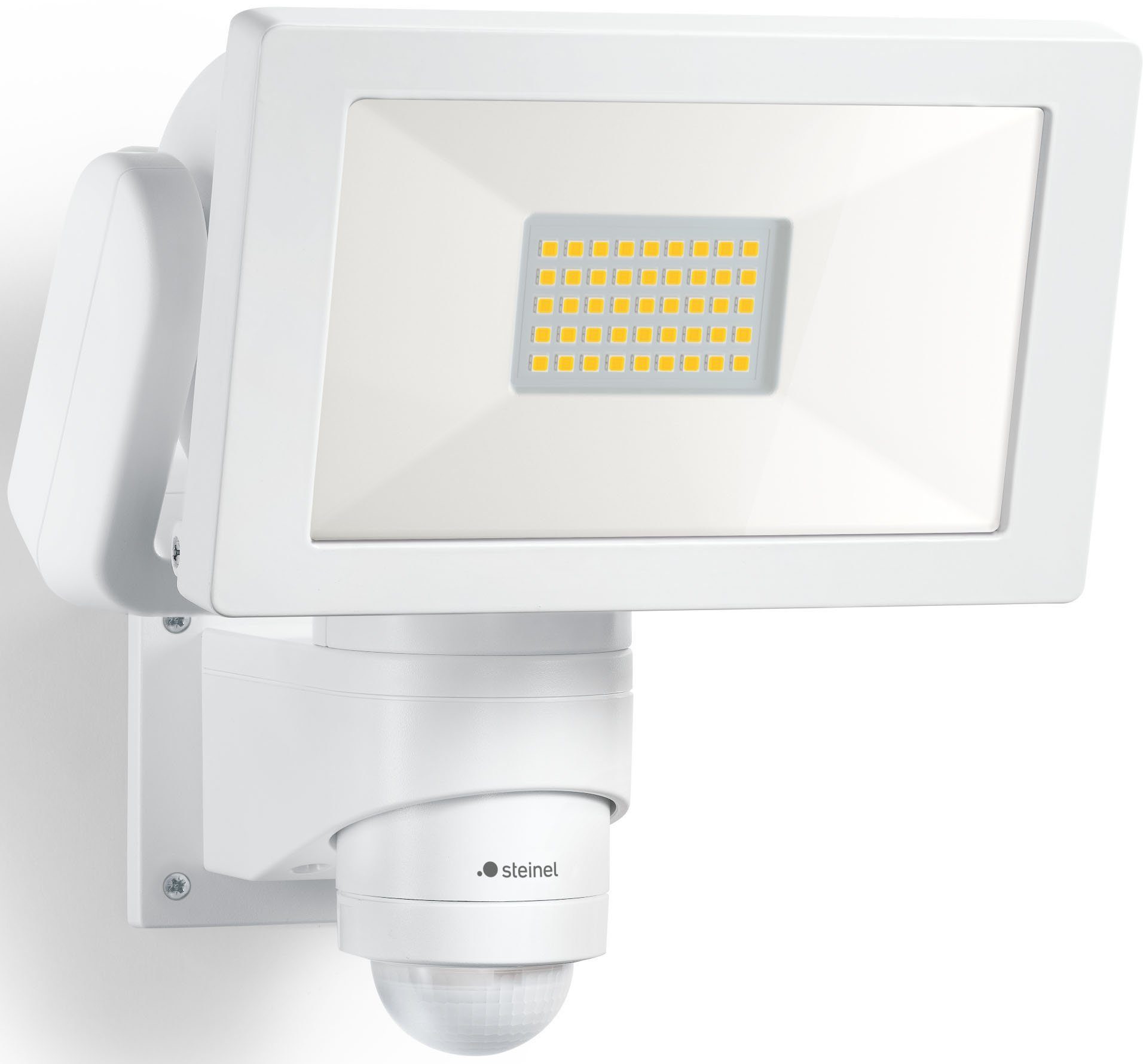 steinel LED Wandstrahler LS 300, Bewegungsmelder, LED fest integriert, Neutralweiß