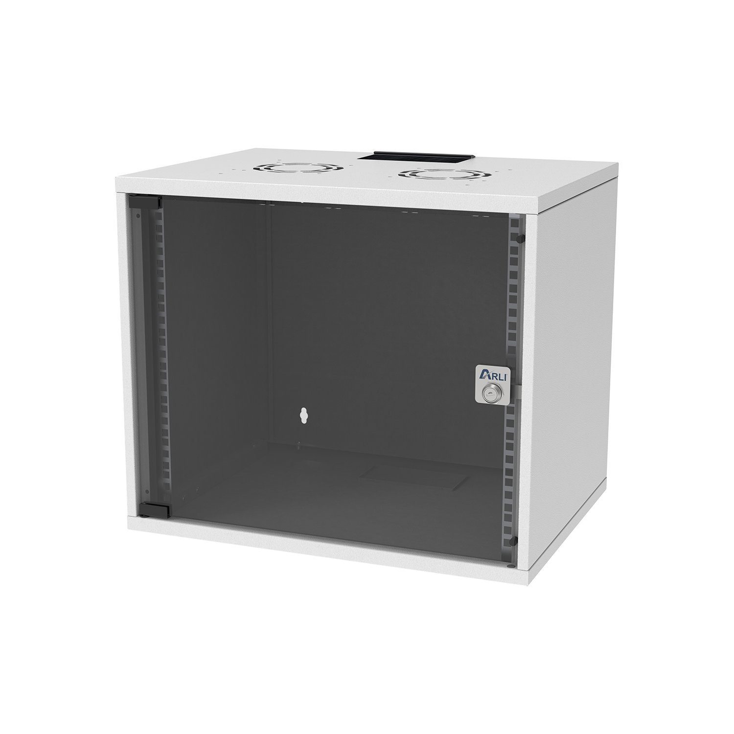 ARLI Netzwerkschrank 19" Serverschrank SOHO Wandgehäuse 19 Zoll Netzwerk-Switch (9U / 9HE - 19)
